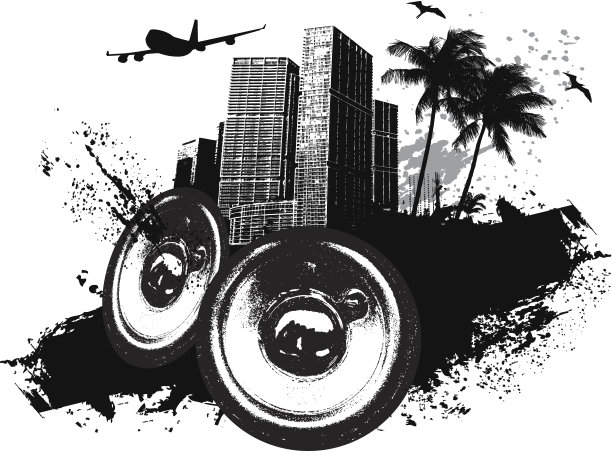 枯燥乏味的音乐横幅图片下载