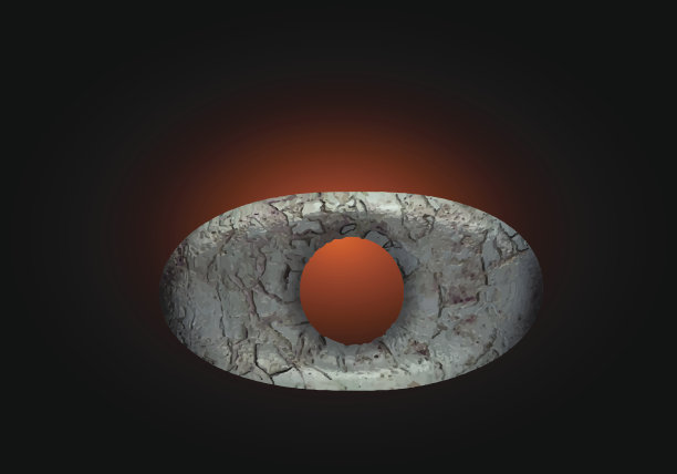 向量旧石字母图片下载