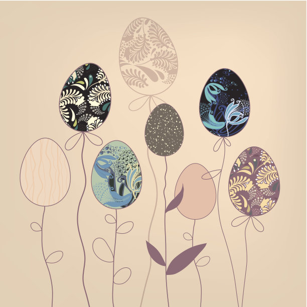 复活节彩蛋图案a图片下载