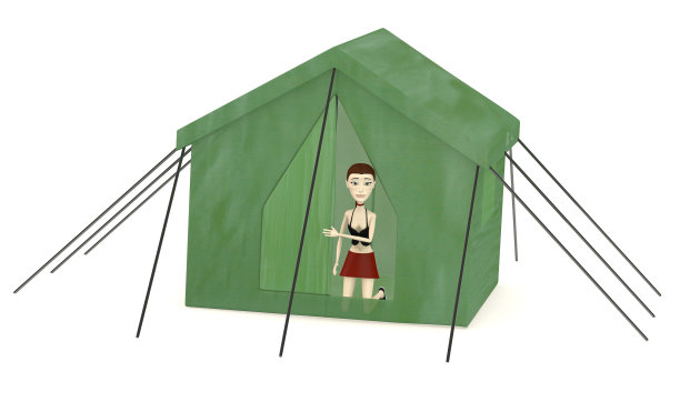 性格与帐篷图片下载