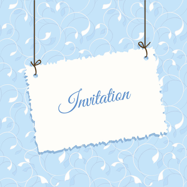 蓝色的卡片图片下载