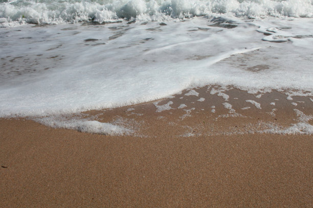 海滩上的波浪图片下载