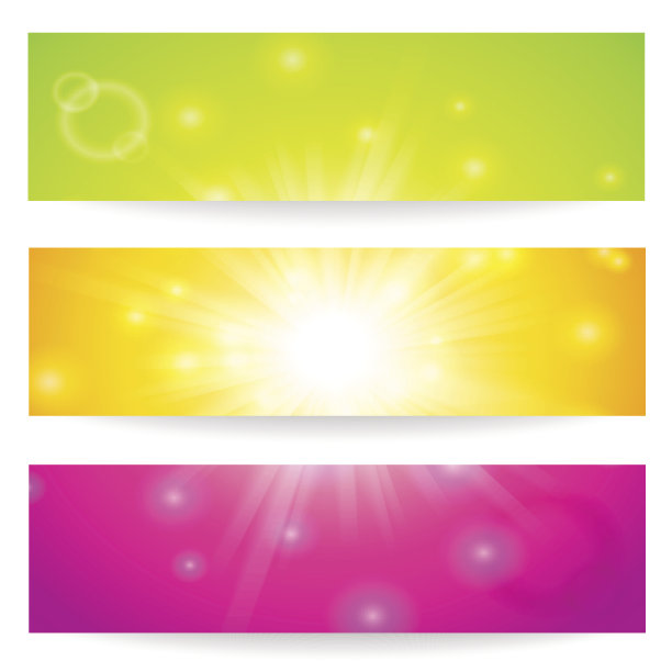 横幅、标题、抽象灯图片下载