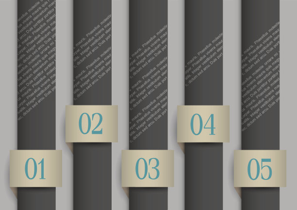 黑色设计信息图模板图片下载