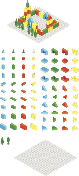 玩具积木套图片下载