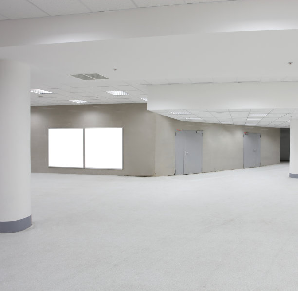 营业厅的白色布告图片下载