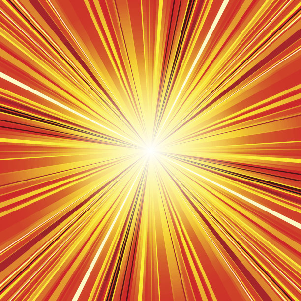 抽象的红色和橙色条纹爆发背景图片下载