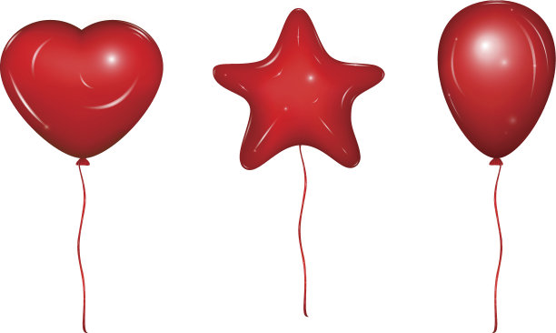 一组向量气球图片下载