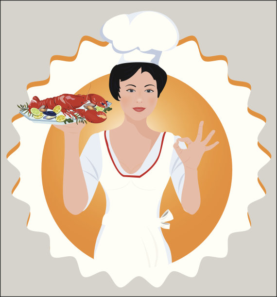 女厨师素材图片