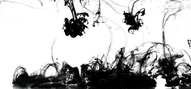 水和黑墨水图片下载