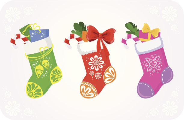 圣诞袜图片下载