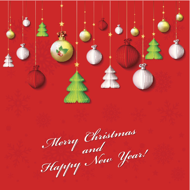 恭贺新禧，寄圣诞卡图片下载