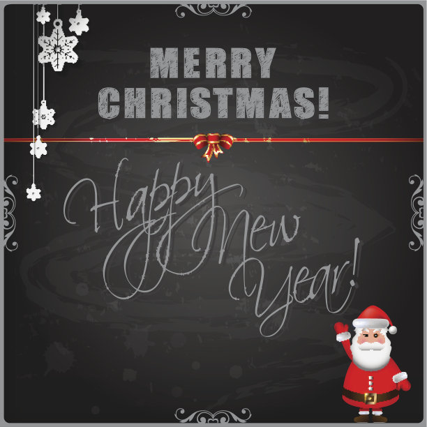 圣诞快乐，恭贺新禧图片下载