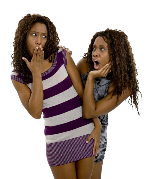 双胞胎表示震惊图片下载