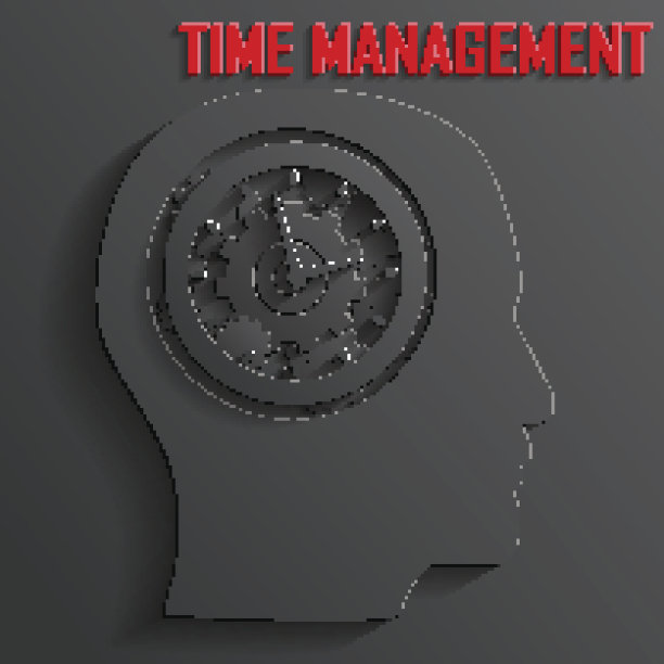 时钟机制在头向量图片下载