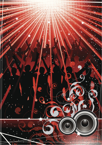 庆祝的迪斯科素材图片