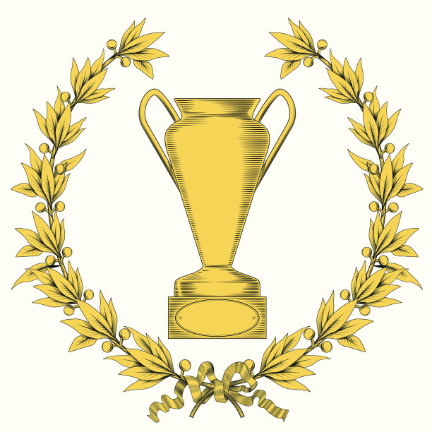 金桂冠和优胜杯图片下载