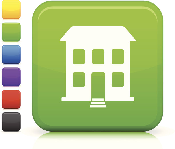 公寓楼广场图标图片下载