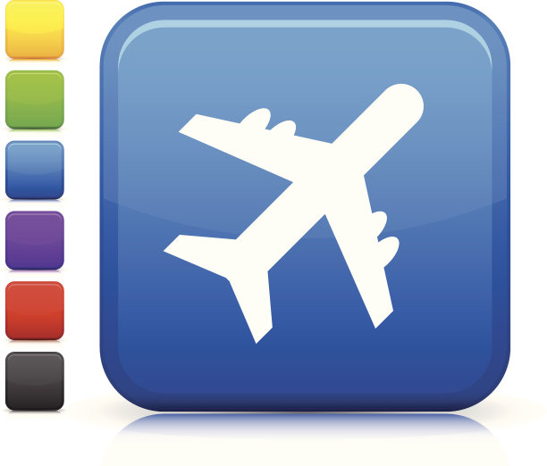 飞机广场图标图片下载