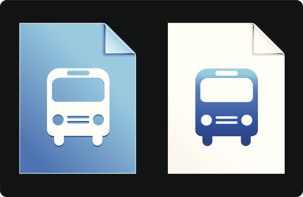 公共汽车图标图片下载