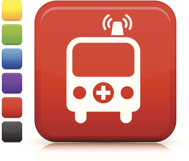 救护车广场图标图片下载