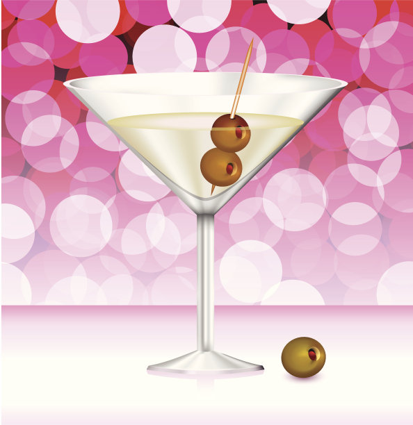 马提尼杯橄榄抽象互联网背景图片下载