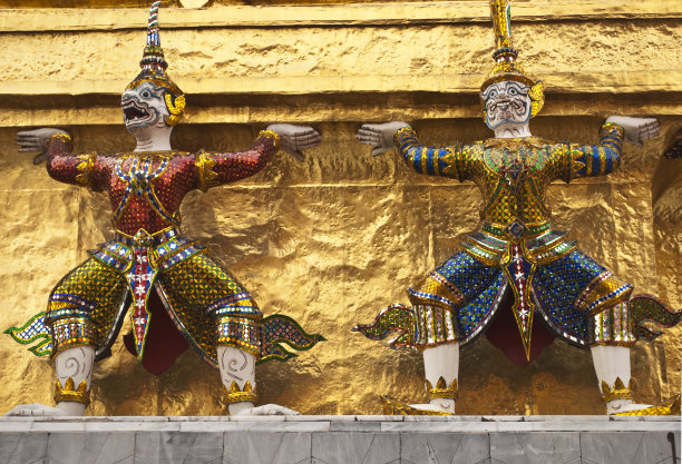 寺庙里的雕像图片下载