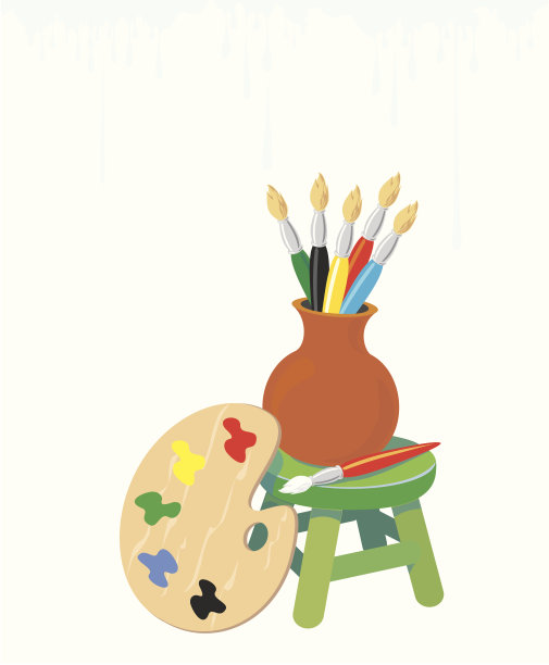 颜料和颜料滴图片下载