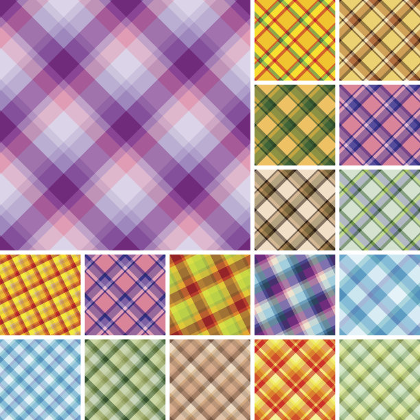 无缝的格子图案图片下载