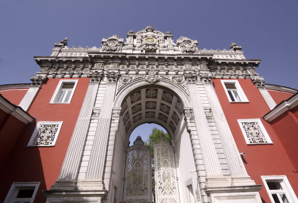 土耳其伊斯坦布尔的Dolmabahce宫图片下载