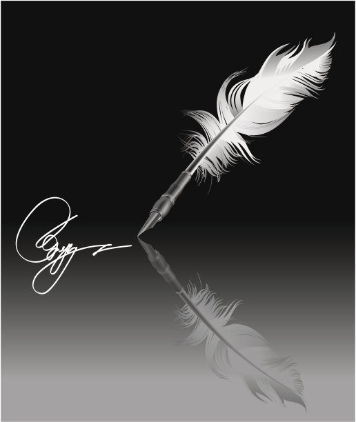 复古的钢笔。笔尖。图片下载