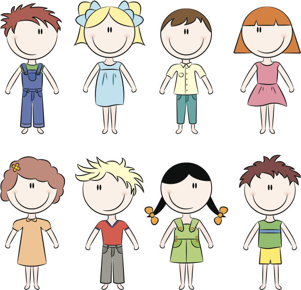 快乐的孩子素材图片