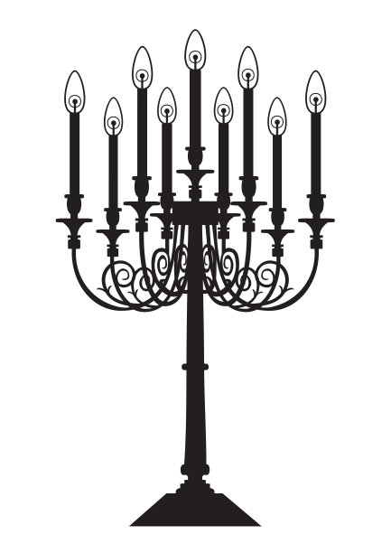 蜡烛轮廓图片下载