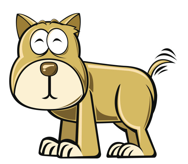 卡通狗素材图片