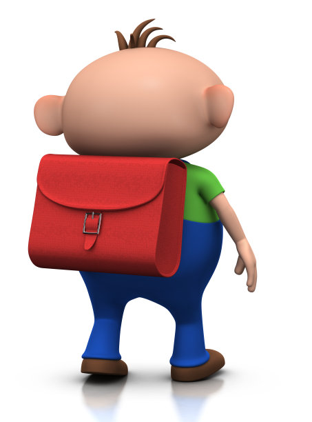 开学第一天，一个男孩走开了图片下载