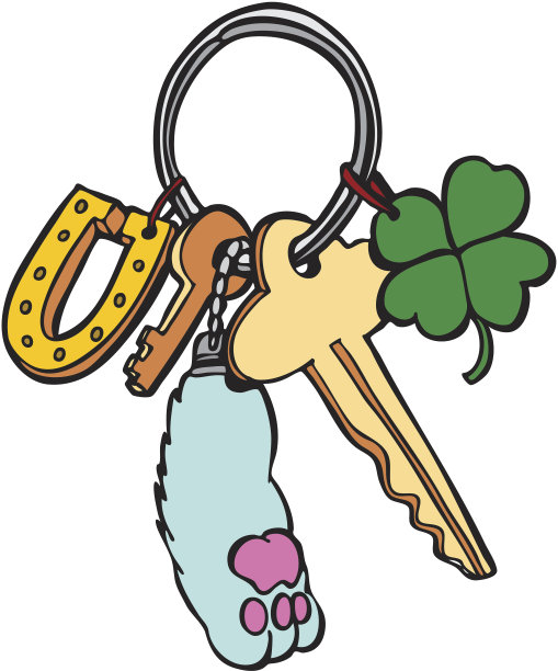 幸运的钥匙链图片下载