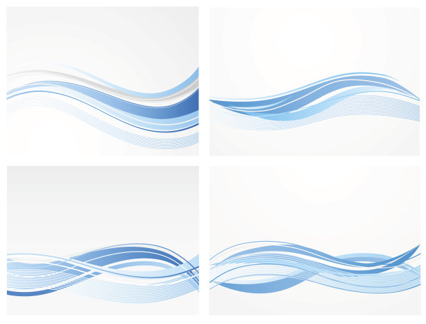 蓝色的波浪图片下载