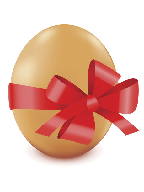 带蝴蝶结的彩蛋图片下载