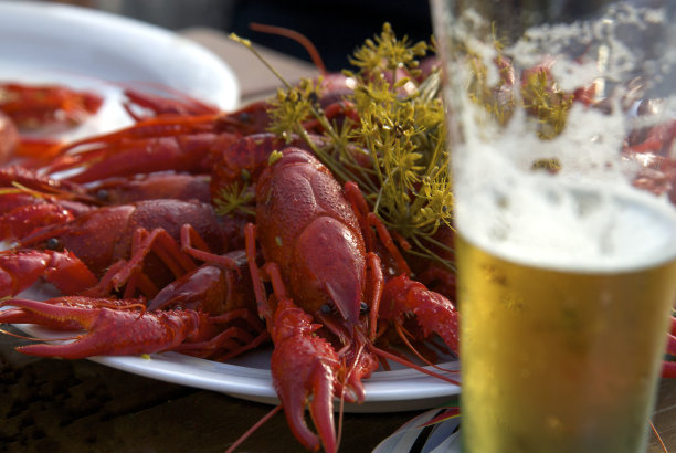 盘子里的小龙虾图片下载