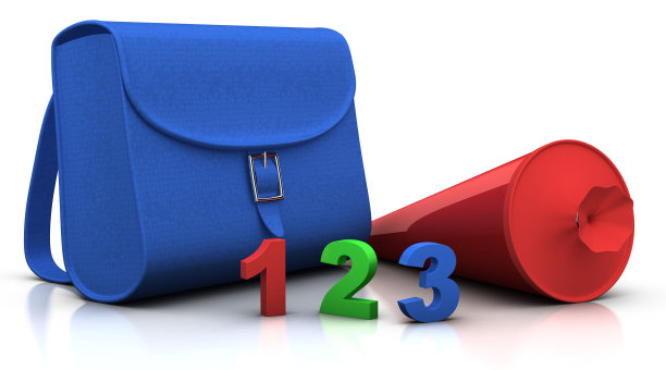 有123个数字的背包和'schultuete'图片下载