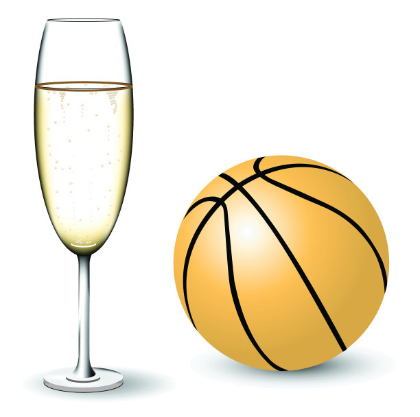 香槟和篮球图片下载