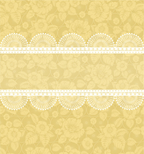 花背景带花边素材图片