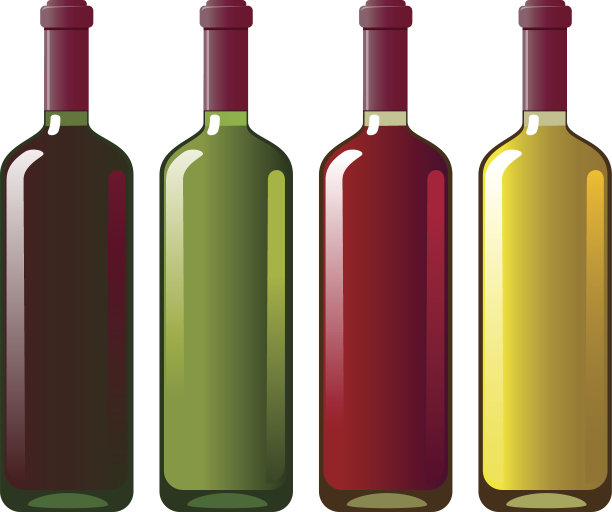 收藏红葡萄酒和白葡萄酒图片下载