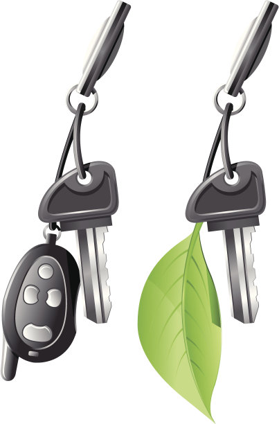 电动汽车的关键图片下载