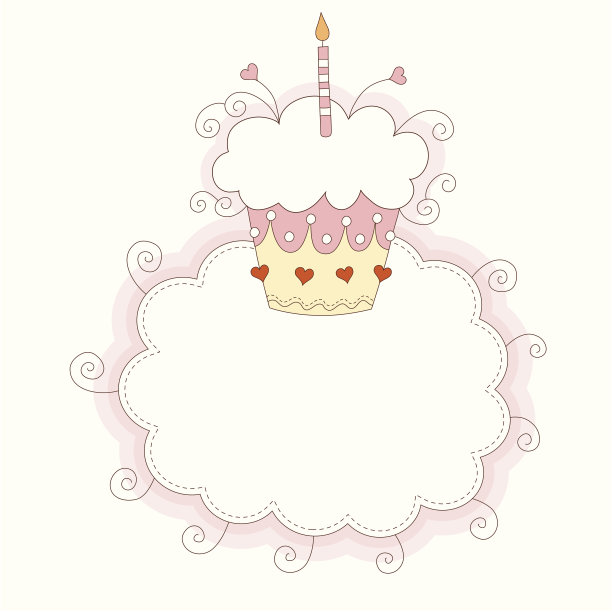 第一个生日贺卡图片下载