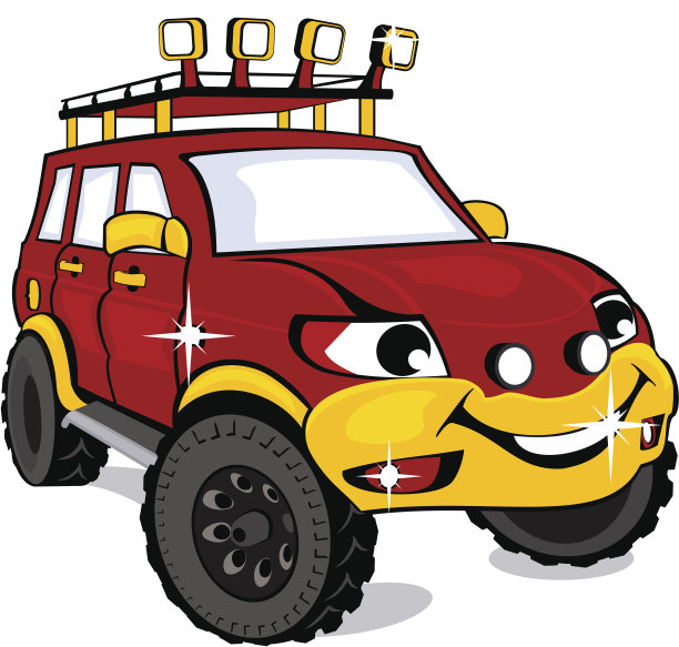 卡通越野车图片下载