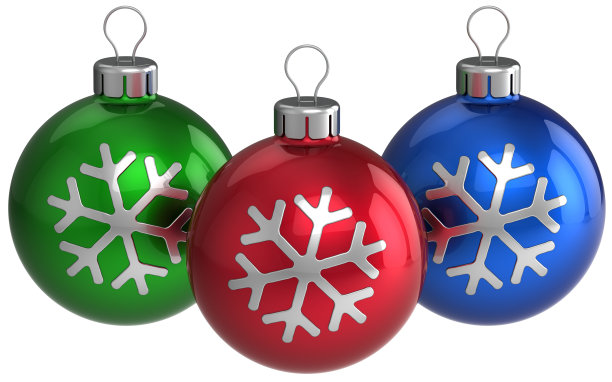 圣诞球。新年装饰(高分辨率)图片下载