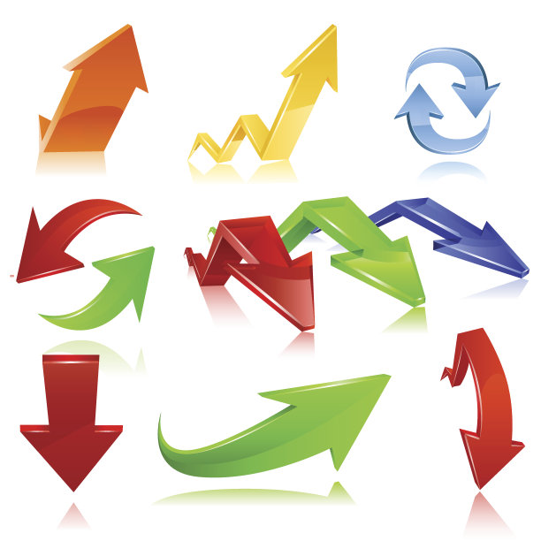 箭头图标集。图片下载