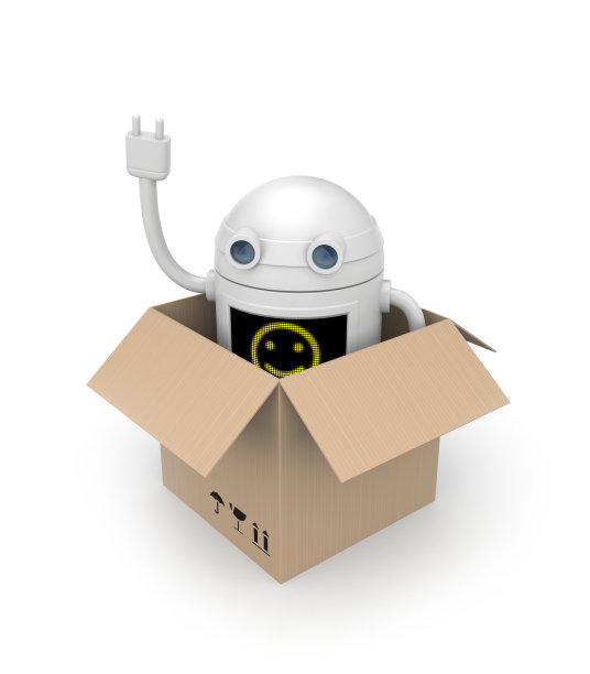 纸板箱机器人图片下载