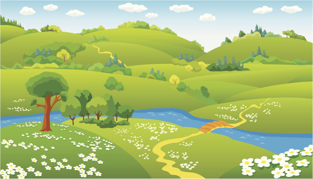 夏天的风景图片下载